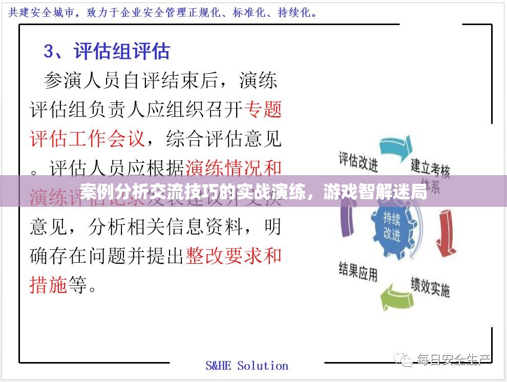 游戲智解迷局，案例分析交流技巧的實(shí)戰(zhàn)演練  第2張