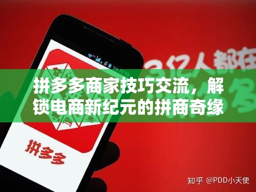 拼多多商家技巧交流，解鎖電商新紀(jì)元的拼商奇緣游戲指南  第3張