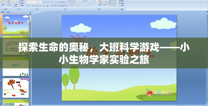 探索生命奧秘，大班科學(xué)游戲小小生物學(xué)家實(shí)驗(yàn)之旅  第3張