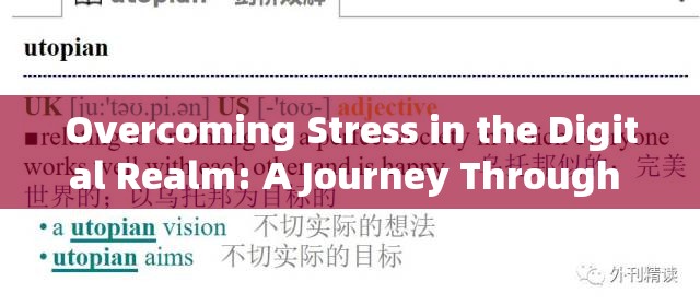 數(shù)字世界中的壓力克服之旅，在壓力追求中前行