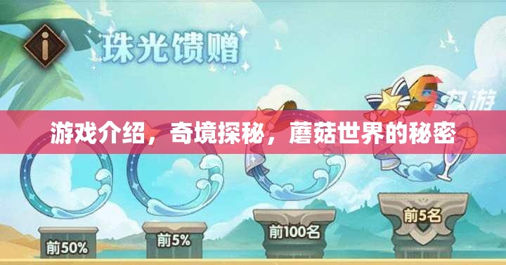 奇境探秘，解鎖蘑菇世界的神秘面紗