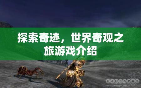 探索奇跡，一場(chǎng)沉浸式世界奇觀之旅的冒險(xiǎn)游戲