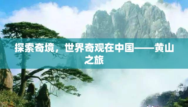 探索中國奇境，黃山之旅