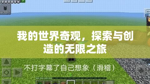 探索與創(chuàng)造的無限之旅，我的世界奇觀