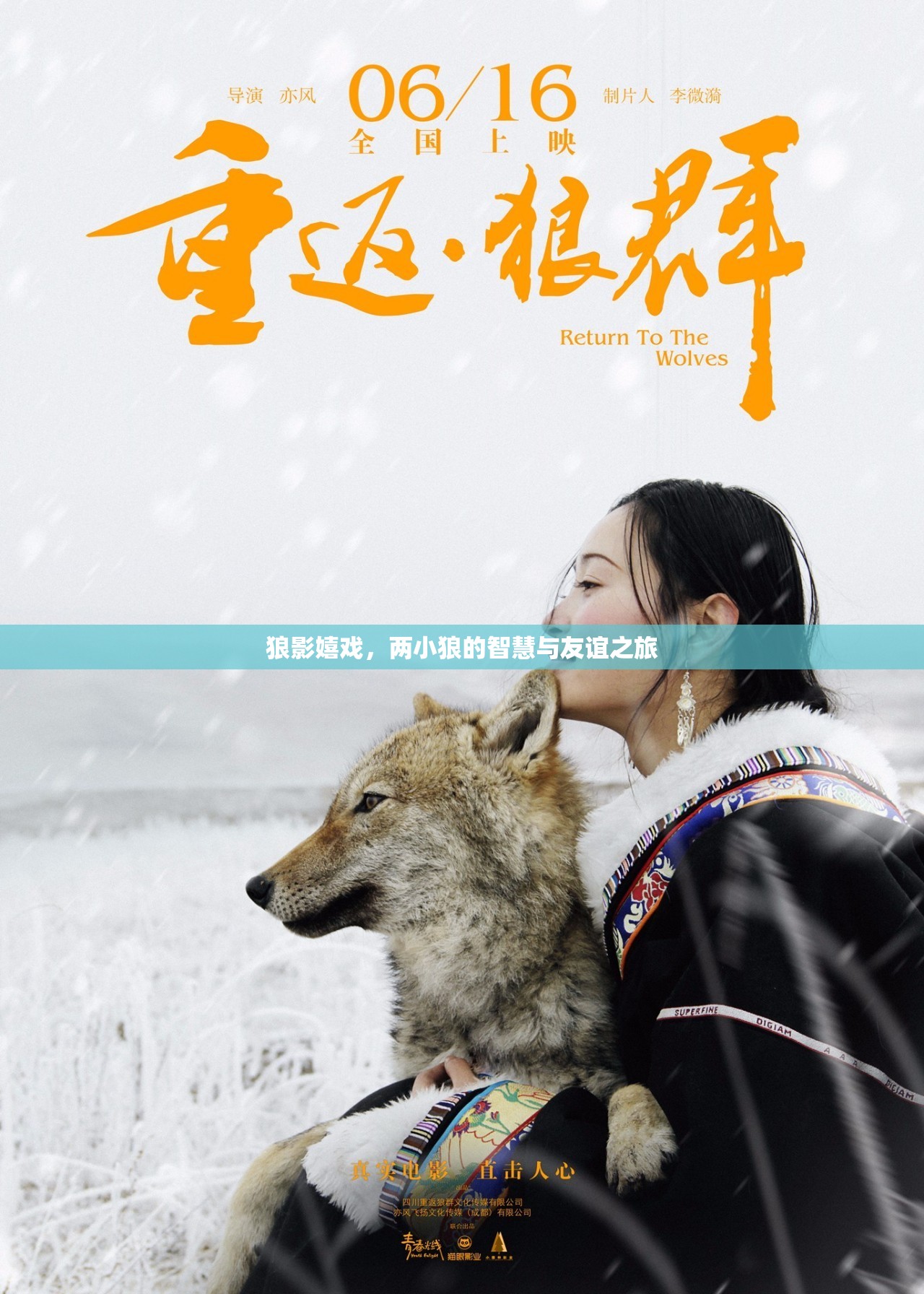 狼影嬉戲，兩小狼的智慧與友誼之旅  第2張