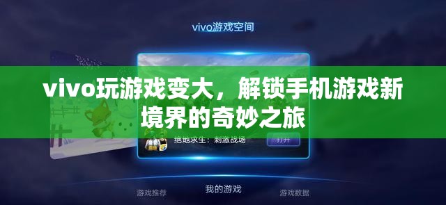 vivo游戲體驗升級，解鎖手機(jī)游戲新境界的奇妙之旅