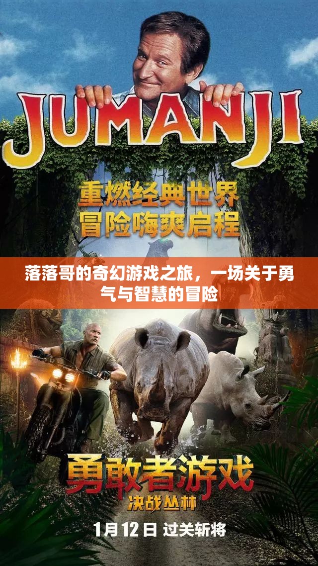落落哥的奇幻游戲之旅，勇氣與智慧的冒險