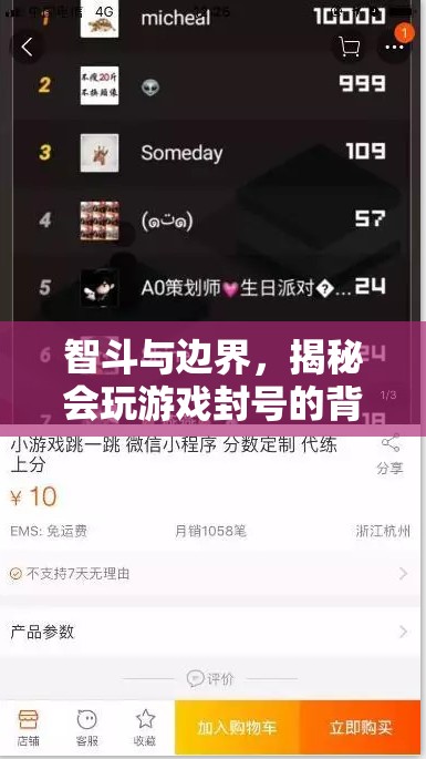 智斗與邊界，揭秘游戲封號的背后故事