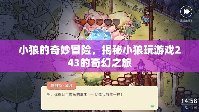 小狼的奇幻游戲之旅，揭秘小狼243的奇妙冒險  第1張