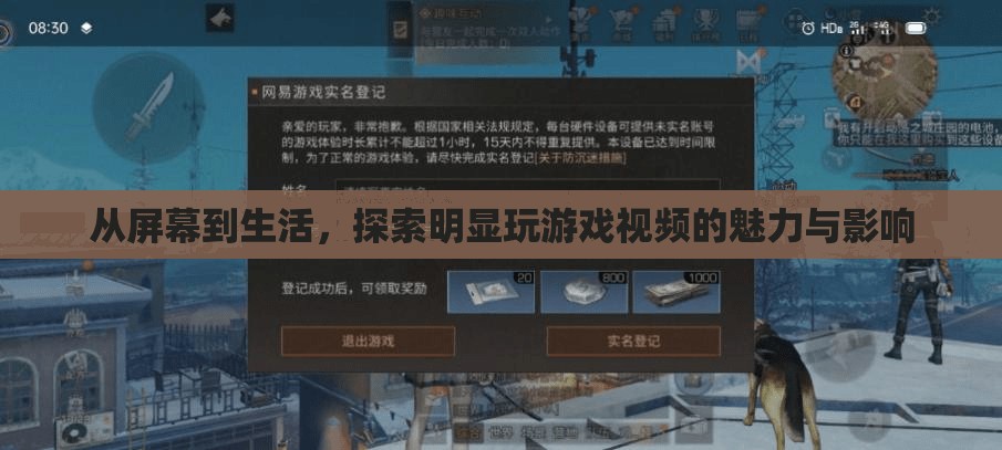 從屏幕到生活，明顯玩游戲視頻的魅力與影響探索