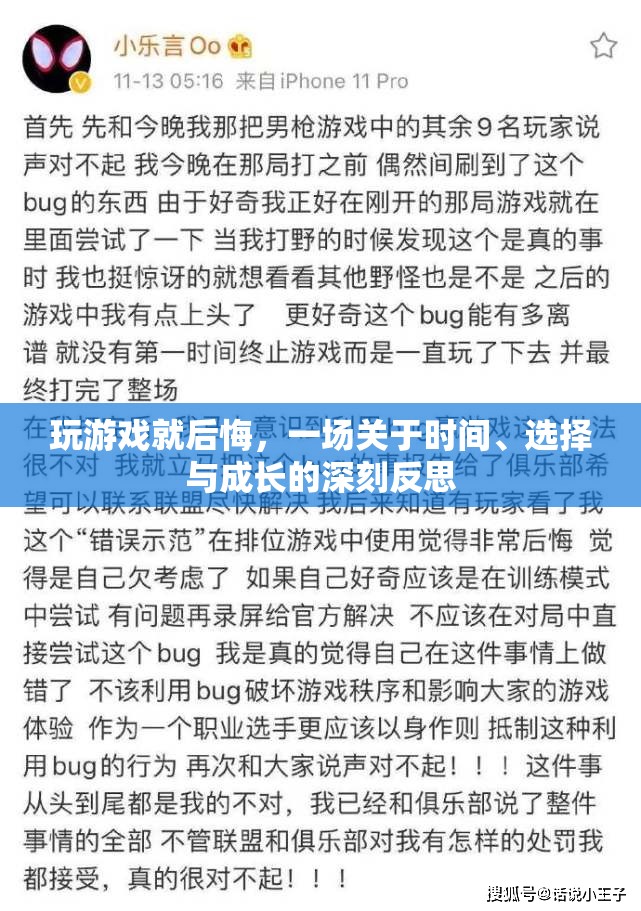 游戲中的悔悟，時(shí)間、選擇與成長(zhǎng)的深刻反思