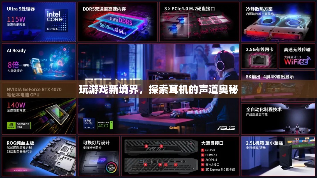 解鎖游戲新境界，探索耳機的聲道奧秘