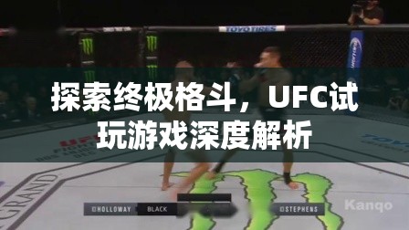 UFC試玩，探索終極格斗的深度游戲體驗