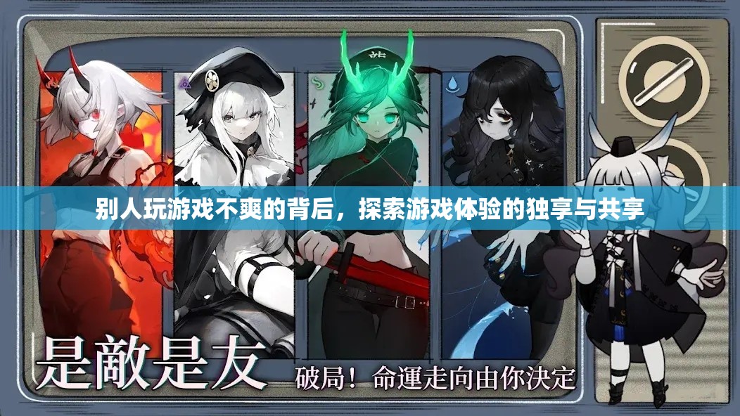 探索游戲體驗(yàn)的獨(dú)享與共享，揭秘他人游戲不爽的背后