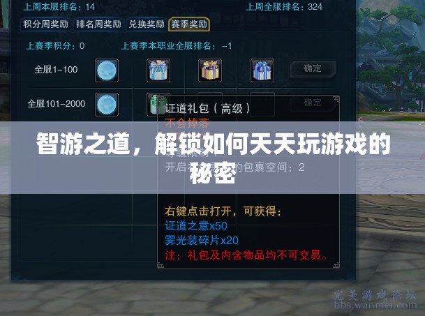 智游之道，解鎖天天暢玩游戲的秘密