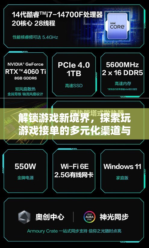解鎖游戲新境界，探索多元化接單渠道與無限可能