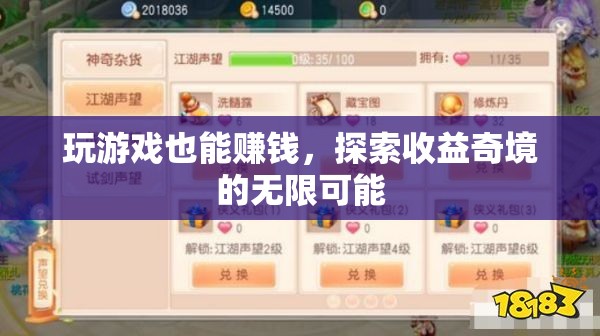 游戲中的財富之旅，解鎖收益奇境的無限可能