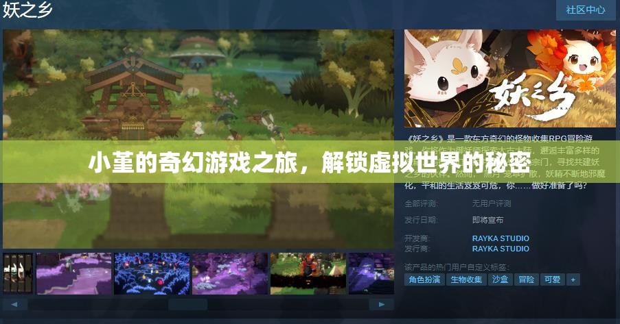 小堇的奇幻游戲之旅，解鎖虛擬世界的秘密  第3張