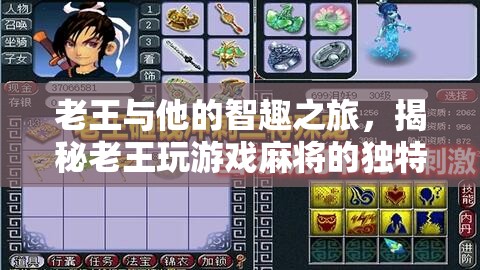 老王智趣之旅，揭秘麻將游戲中的獨(dú)特魅力