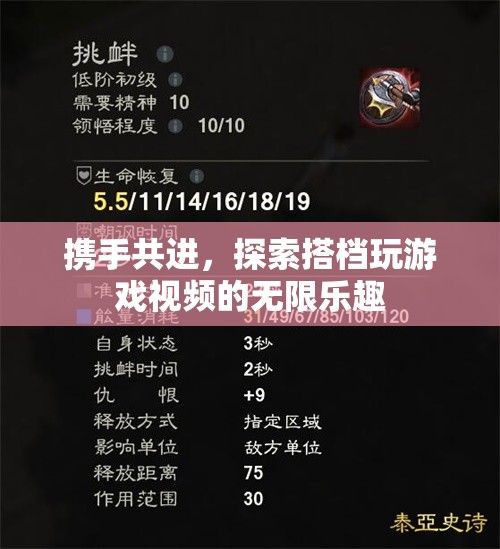 攜手共進(jìn)，探索搭檔玩游戲視頻的無(wú)限樂(lè)趣