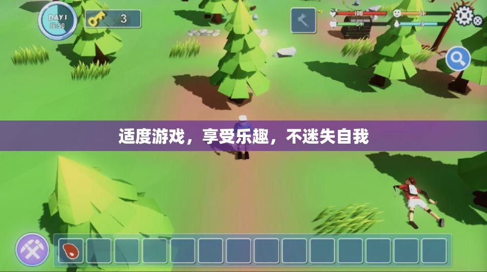 適度游戲，享受樂趣，保持自我