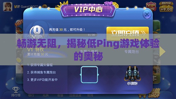 暢游無(wú)阻，揭秘低Ping游戲體驗(yàn)的奧秘