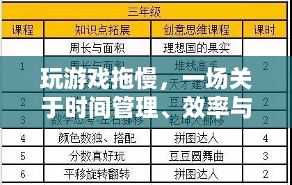 游戲時間管理，在效率與樂趣間尋找平衡的藝術(shù)  第1張