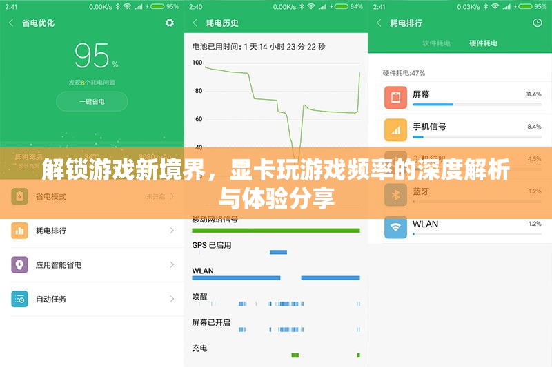解鎖游戲新境界，顯卡玩游戲頻率的深度解析與體驗(yàn)分享