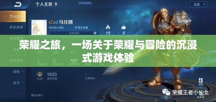 榮耀之旅，沉浸式游戲中的榮耀與冒險(xiǎn)探索