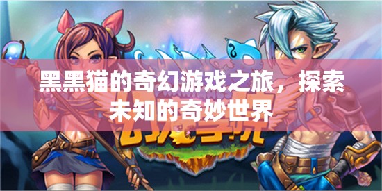 黑黑貓的奇幻冒險，探索未知的奇妙世界之旅