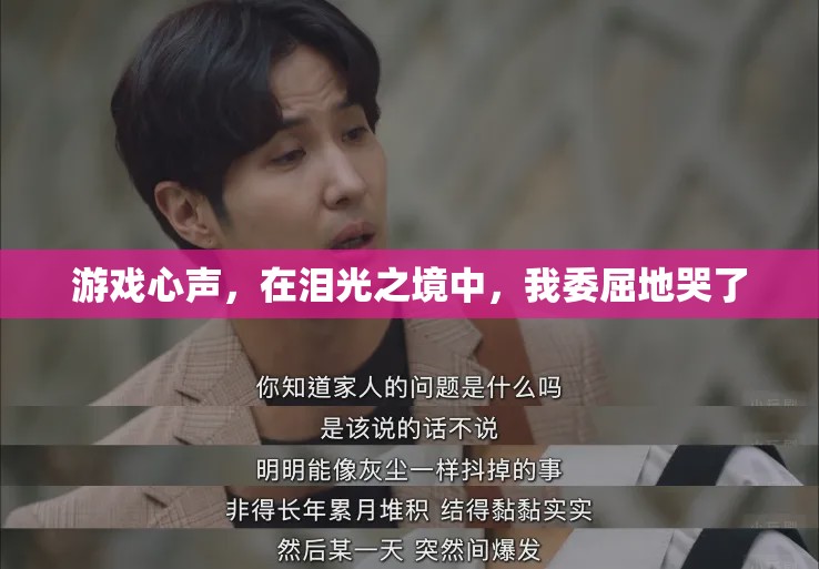 淚光之境中的游戲心聲，委屈的淚水與情感的共鳴  第2張