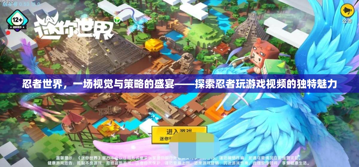 忍者世界，視覺與策略的雙重盛宴——揭秘忍者玩游戲視頻的獨特魅力