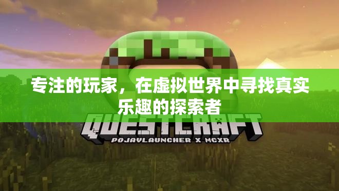 虛擬世界的真實探索者，專注玩家的樂趣之旅