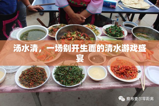 湯水清，一場(chǎng)別具一格的清水游戲盛宴