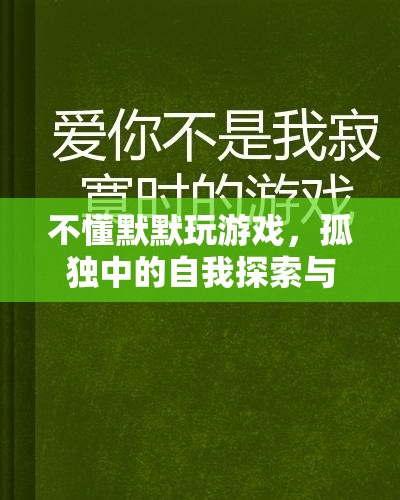 孤獨(dú)游戲之旅，自我探索與成長(zhǎng)的默默旅程