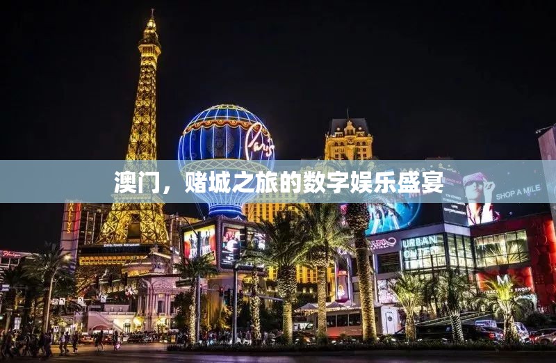 澳門，賭城之旅的數(shù)字娛樂盛宴
