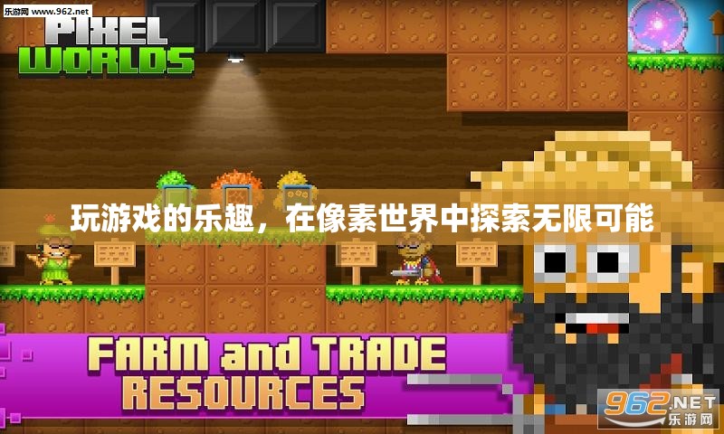 像素世界的無(wú)限探索，游戲中的樂(lè)趣與冒險(xiǎn)