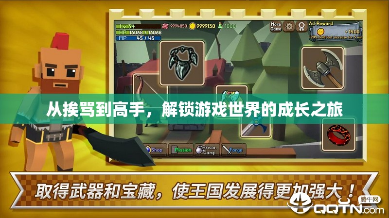 從挨罵到高手，解鎖游戲世界的成長之旅