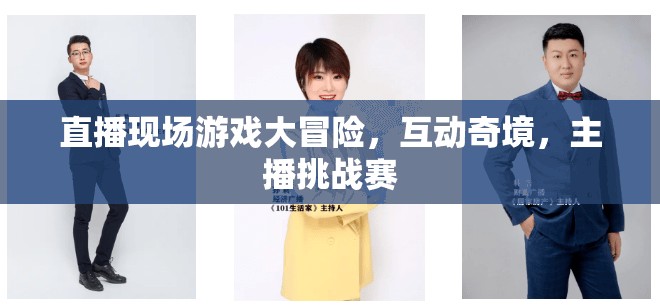 直播現(xiàn)場游戲大冒險，互動奇境中的主播挑戰(zhàn)賽