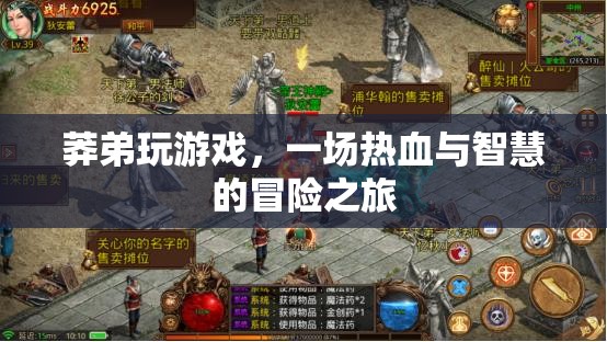 莽弟的熱血智慧冒險(xiǎn)，游戲中的勇氣與策略之旅