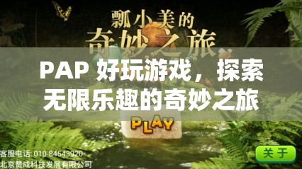 探索無限樂趣，PAP好玩游戲的奇妙之旅