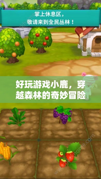 小鹿穿越森林，一場奇妙冒險的歡樂游戲