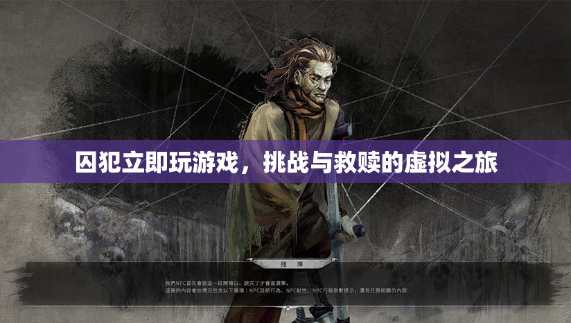 囚犯立即玩游戲，虛擬之旅中的挑戰(zhàn)與救贖  第1張