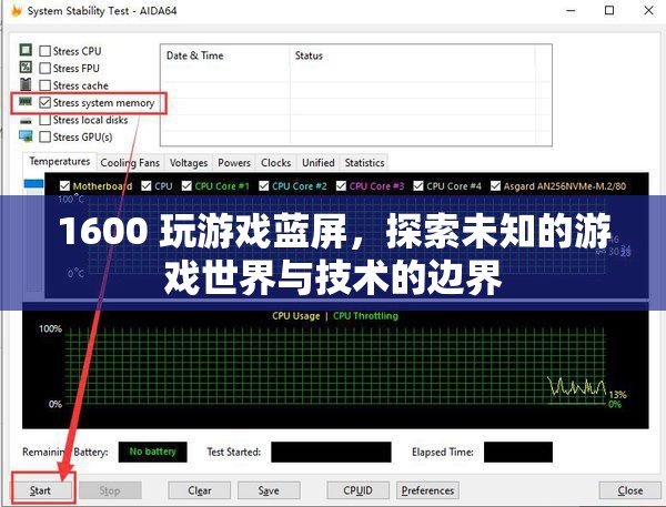 1600玩游戲藍(lán)屏，探索游戲技術(shù)邊界與未知世界