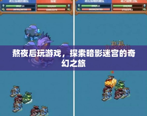 熬夜探索暗影迷宮，奇幻游戲之旅開啟