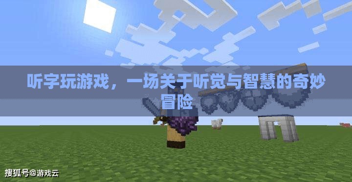 聽字玩游戲，一場聽覺與智慧的冒險(xiǎn)之旅