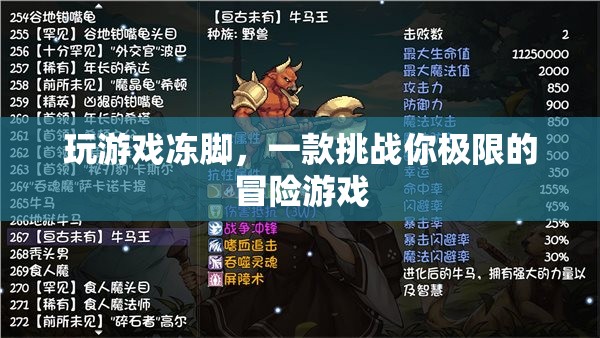 凍腳冒險(xiǎn)，挑戰(zhàn)極限的冰冷游戲