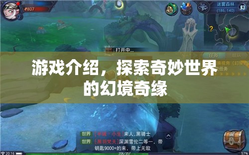 幻境奇緣，探索奇妙世界的冒險(xiǎn)之旅