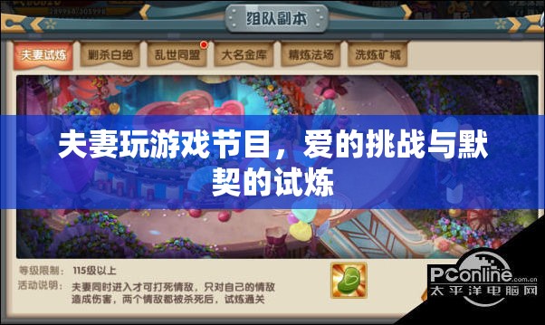 愛(ài)的挑戰(zhàn)，夫妻共赴游戲節(jié)目，默契試煉之旅
