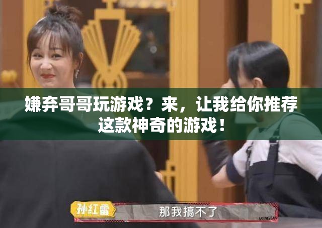 神奇游戲推薦，告別嫌棄哥哥玩游戲的煩惱！